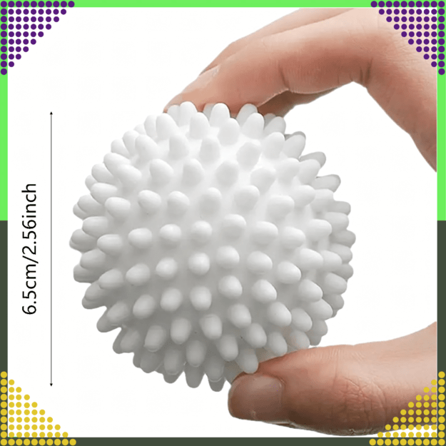 6x Washing Balls for Washing Machines, Softeners, Lint, Drying, Washing Balls