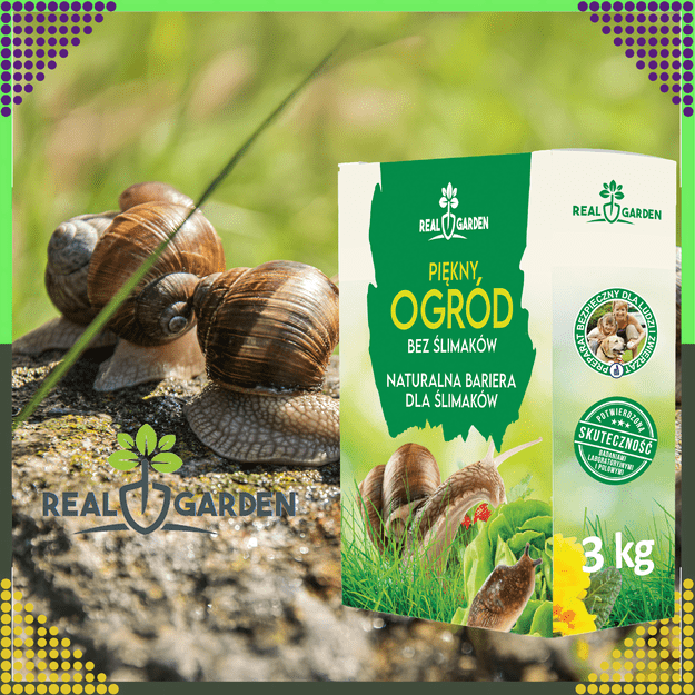 Środek Preparat Odstraszacz na Ślimaki Przeciwko Ślimakom 3 kg 28