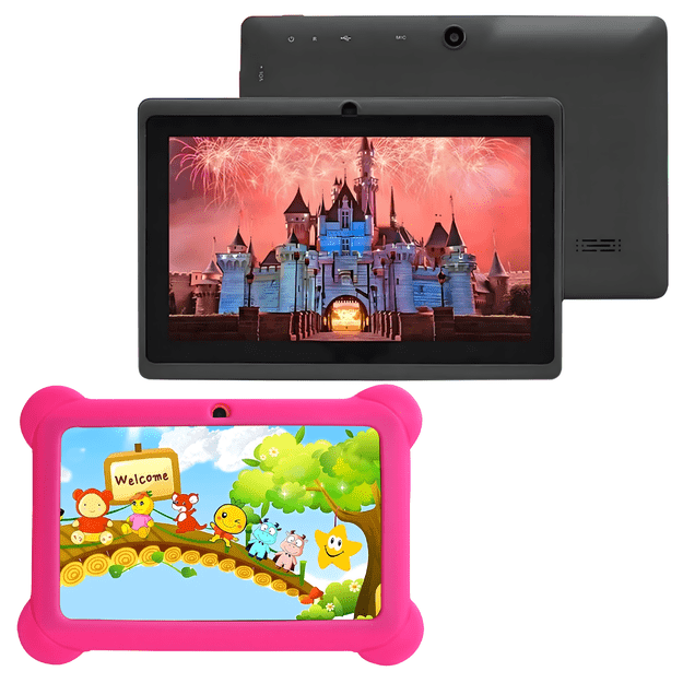 Tablet Edukacyjny 7  dla Dzieci do Nauki Zabawy Gier Bajek Android WiFi Etui 27