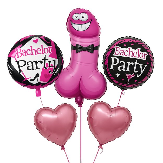 Zestaw Balonów na Wieczór Panieński Zabawne Balony Przyjęcia 6 szt