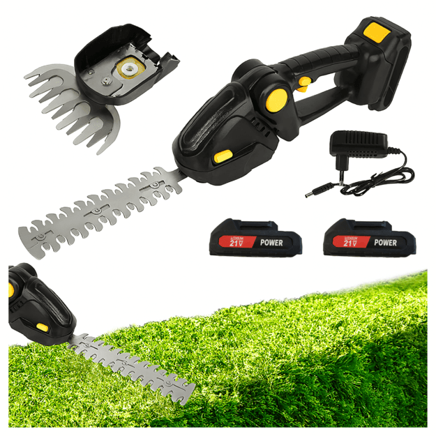 Belaidės elektrinės gyvatvorių žirklės krūmams ir šakelėms