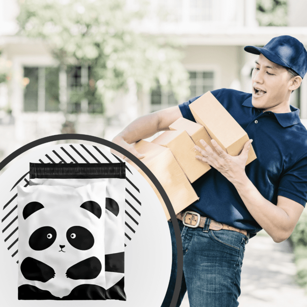 FOLIOPAKI KURIERSKIE MOCNE KOPERTY FOLIOWE 255x370 PANDA 50szt 31