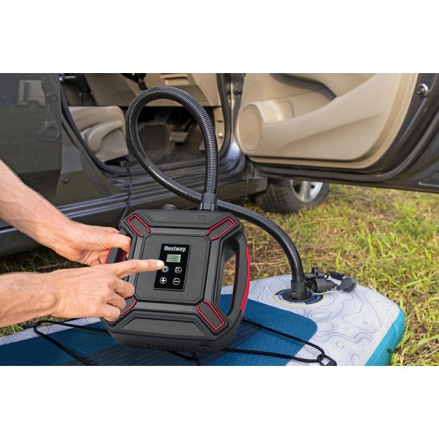 Bestway 62265 Elektryczna Pompka Powietrzna do Materacy Basenów 12V 300L 2