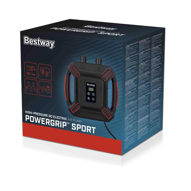 Bestway 62265 Elektryczna Pompka Powietrzna do Materacy Basenów 12V 300L 25