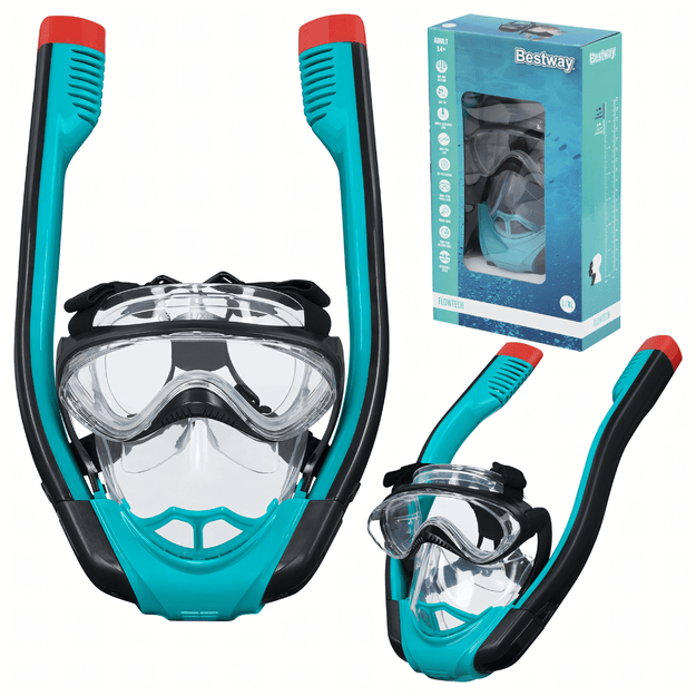 Bestway 24058 Maska do Nurkowania Pełnotwarzowa Maska ​​Do Snorkelingu L/XL