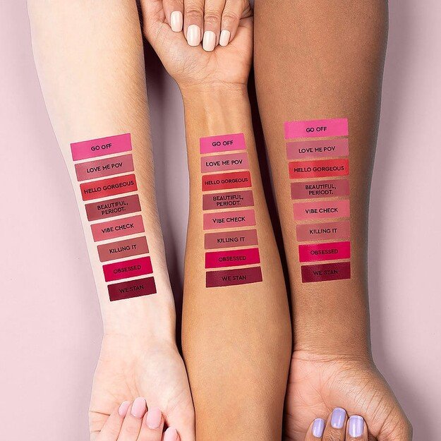 Florence by Mills - Be A VIP Velvet Liquid Lipstick Beautiful, periodt (deep mauve pink)