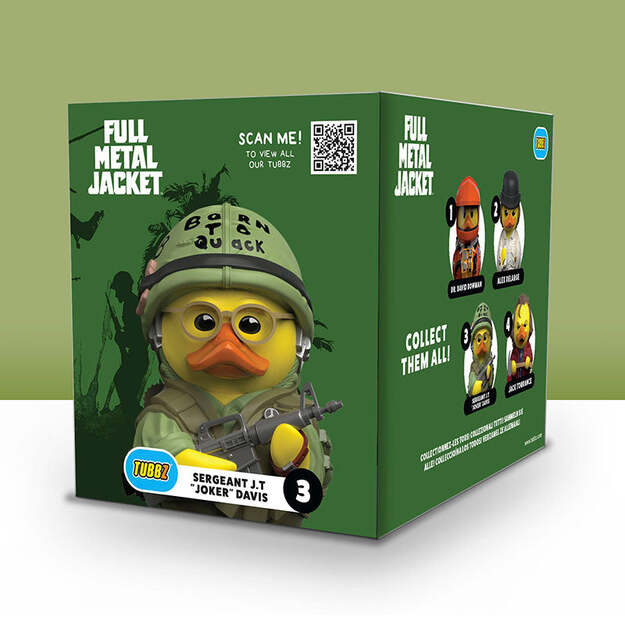 NUMSKULL KUBRICK FULL METAL JACKET TUBBZ BOXED SGT J.T DAVIS 3