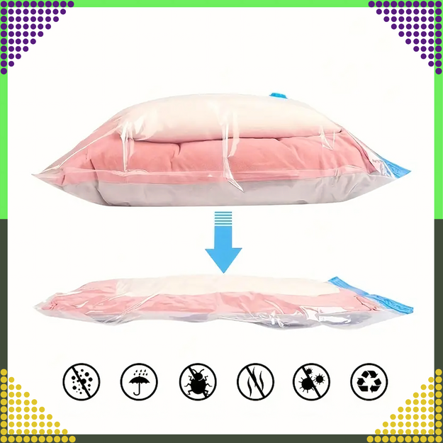 Vacuum Bag for Clothes Bedding for Packing Vacuum Bags 60x80 cm