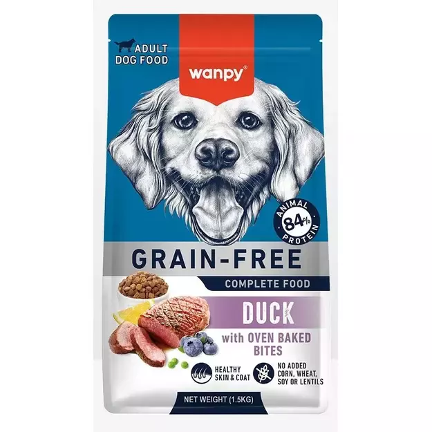 wanpy - Adult Dog Food with Duck - 1.5 kg
