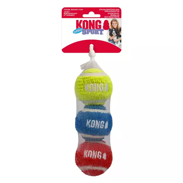 Kong - Sport Softies Ball M 3-pack Mix Ø6,5cm