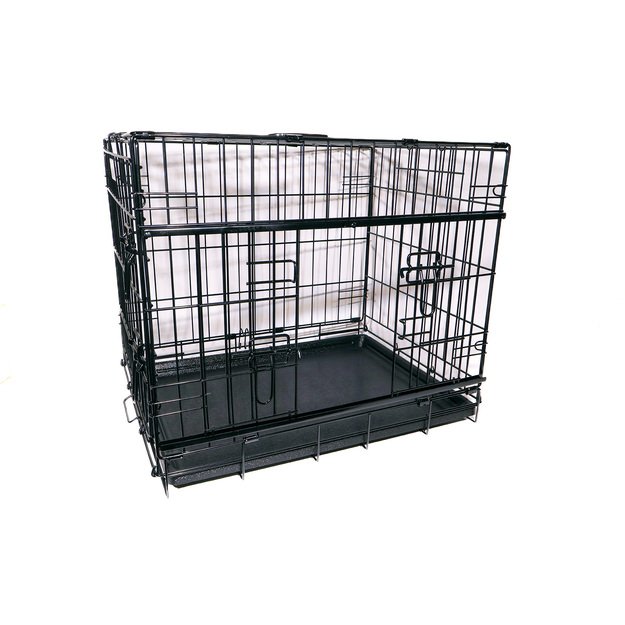 active canis - Premium Slidingdoor Cage - Black - 76 x 53 x 61