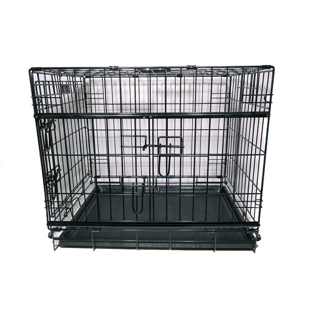 active canis - Premium Slidingdoor Cage - Black - 76 x 53 x 61 1
