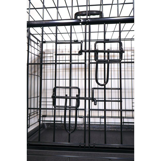 active canis - Premium Slidingdoor Cage - Black - 76 x 53 x 61 2