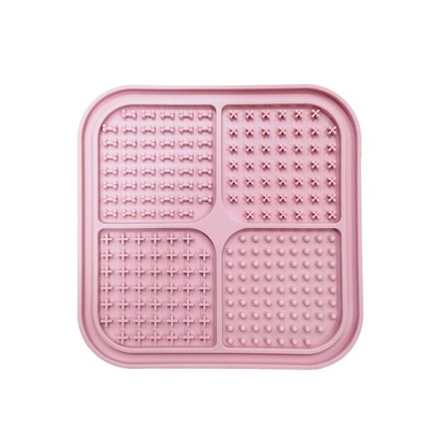 Nordic paws - Lickmat Puppy - Pink - 20x20cm 1