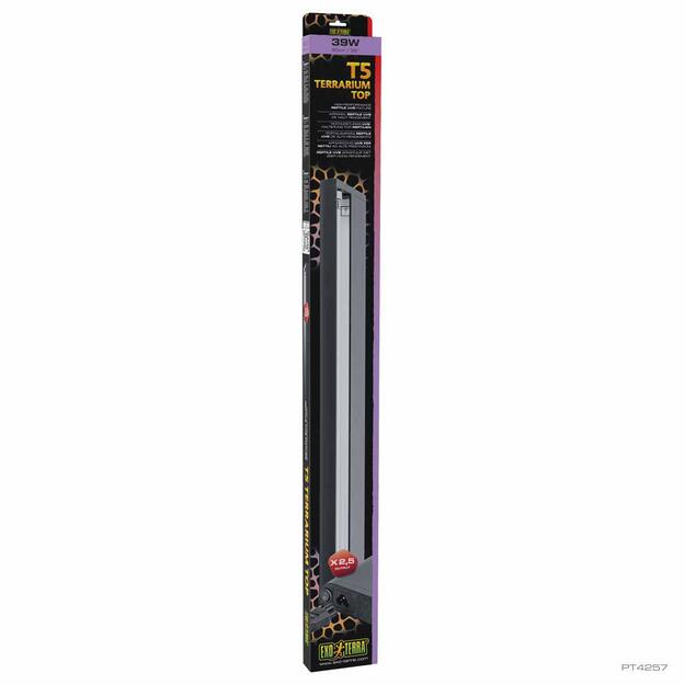 Exoterra - T5 Terrarium Top Reptile UVB Fixture - 90cm / 35