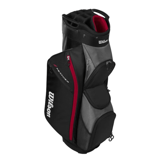 Wilson - Feather Cartbag – Black/Red/Grey 1