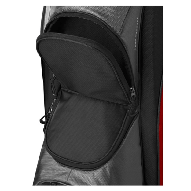 Wilson - Feather Cartbag – Black/Red/Grey 2
