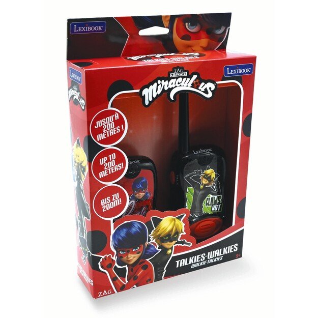 Lexibook - Miraculous Walkie-Talkies (200m) (TW12MI)