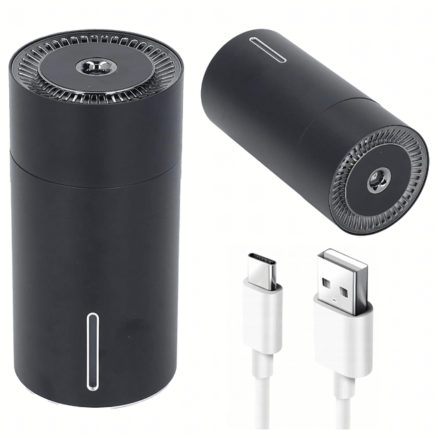 Nawilżacz Powietrza Samochodowy Mini Dyfuzor Zapachowy USB Bezprzewodowy 
