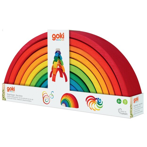 GOKI - Rainbow building blocks - (58478)