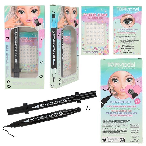 TOPModel - Tattoo Pen with Glitter Stones  BEAUTY and ME ( 0412745 )