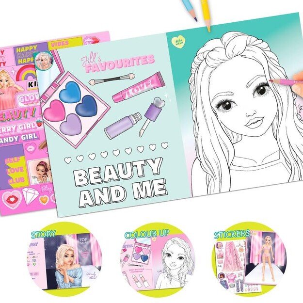 TOPModel Colouring Book BEAUTY FUN ( 0413137 )