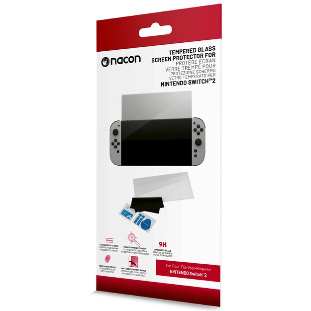 Nacon  - Tempered Glass Screen Protector for Nintendo Switch II