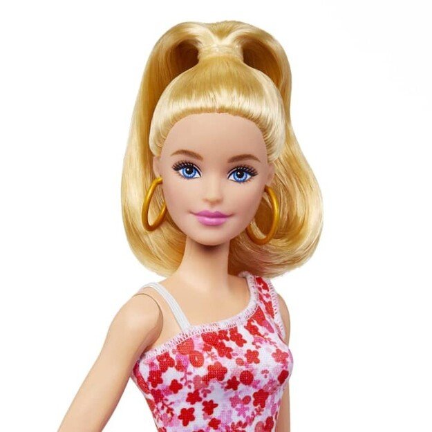 Barbie - Fashionista Doll - Pink Floral Dress (HJT02) 1
