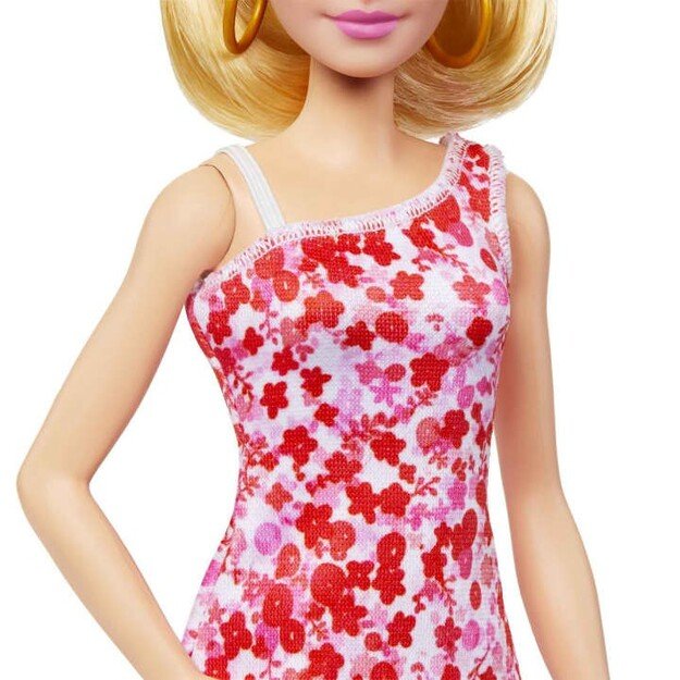 Barbie - Fashionista Doll - Pink Floral Dress (HJT02) 3