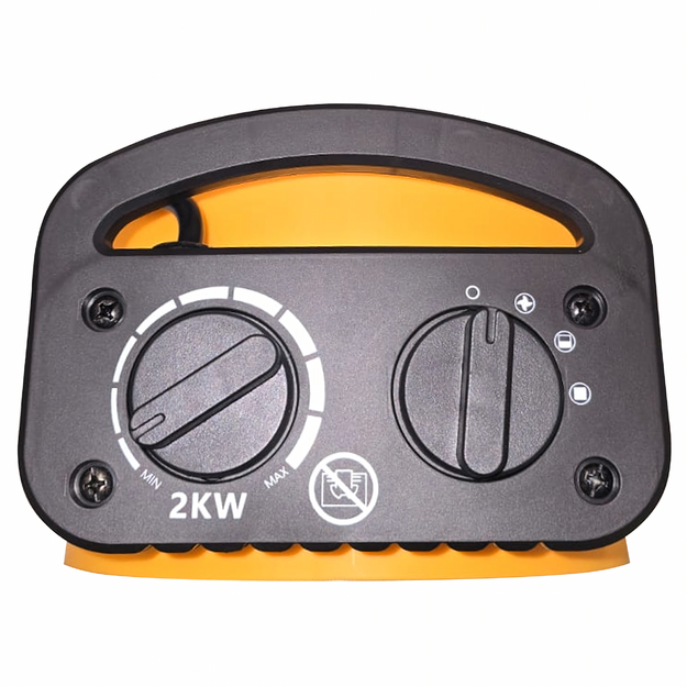 Elektriskais sildītājs ar 2 kW ventilatora radiatora termostatu 2000 W