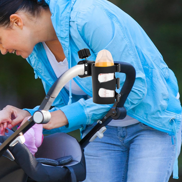 Universāls dzērienu organizatora krūzīšu pudeļu turētājs velosipēda ratiņiem