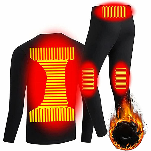 Termoveļas apsildāmo termoapģērbu komplekts 2XL