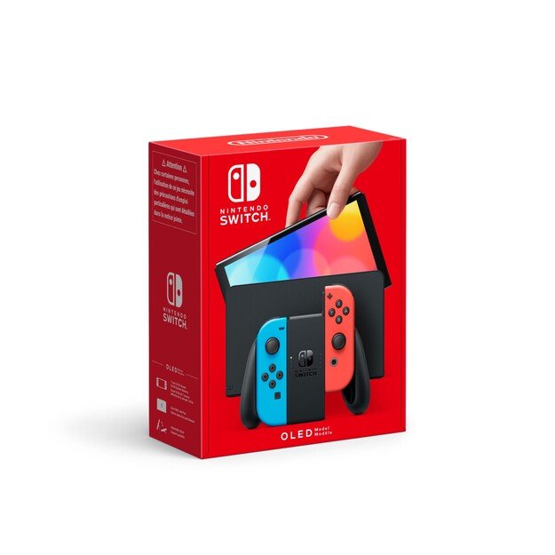 Nintendo Switch OLED Console  with Joy-Con Blue & Red