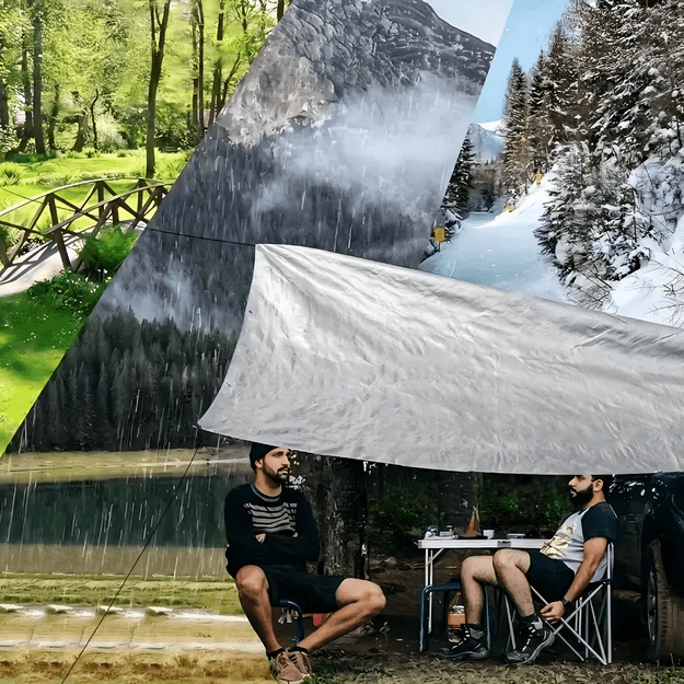 Plandeka Płachta Ochronna UV 4x5m 80g Okryciowa Mocna Uniwersalna 26