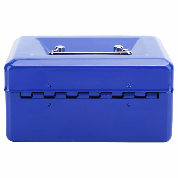 Metallist rahakarp müntide, müntide, rahatähtede, dokumentide, seifi ja võtmete jaoks