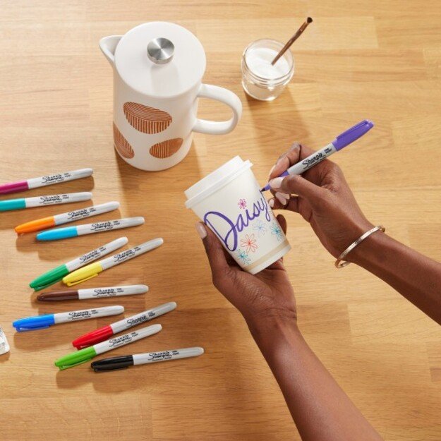 Sharpie - Permanent Marker Fine BTS Assorted Colours 18-Blister (2201230)