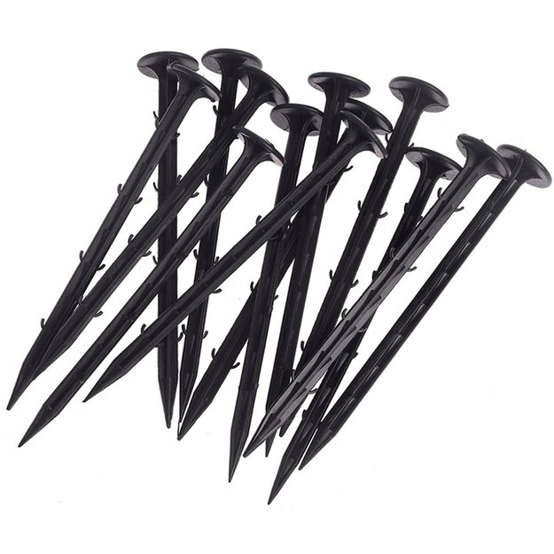 20 x kaiščių, inkarų, kaiščių agrotekstilei, tvirtai agrotekstilei, 50 vnt., 15 cm