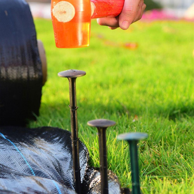 20 x tapas, enkuri, mietiņi agrotekstilam, izturīgs agrotekstils, 50 gab., 15 cm