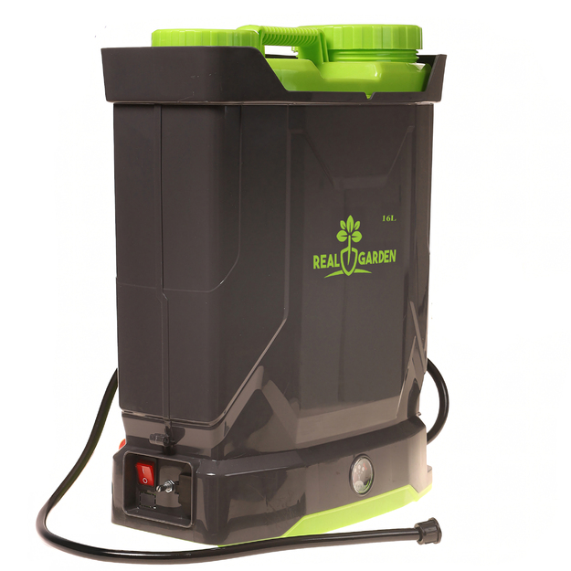 Kuprinės tipo purkštuvas su belaidžiu elektriniu purkštuvu, 16 l talpos rinkiniu