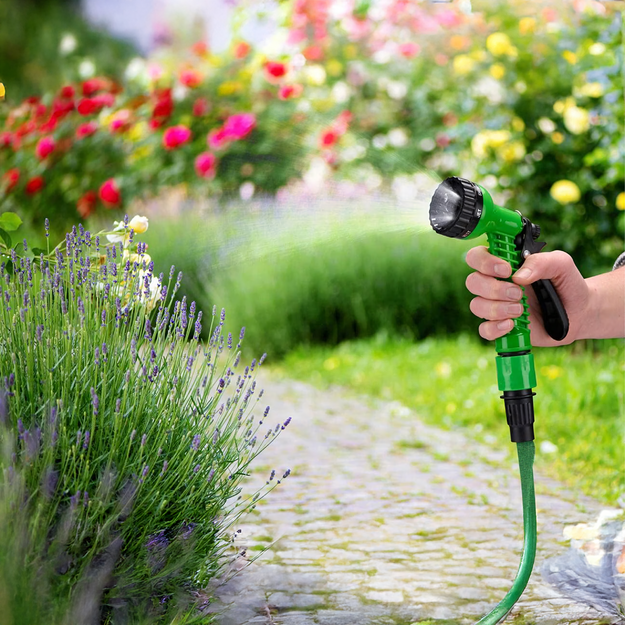 Regulējama dārza šļūtenes smidzinātāja pistole, 6 režīmi