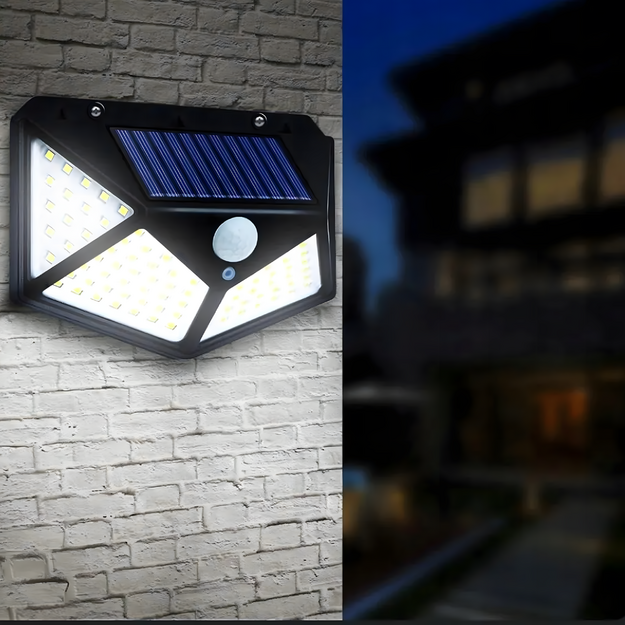 Saules ielu lampa ar kustības un krēslas sensoru Klinkiet 100 LED Strong