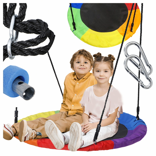 Large Garden Swing 100 cm Stork's Nest for Children Hammock Frame