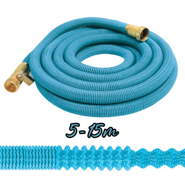 Flexible Garden Hose 5-15m Gun 1/2 3/4 Premium Sprinkler