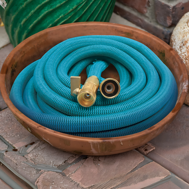 Flexible Garden Hose 5-15m Gun 1/2 3/4 Premium Sprinkler