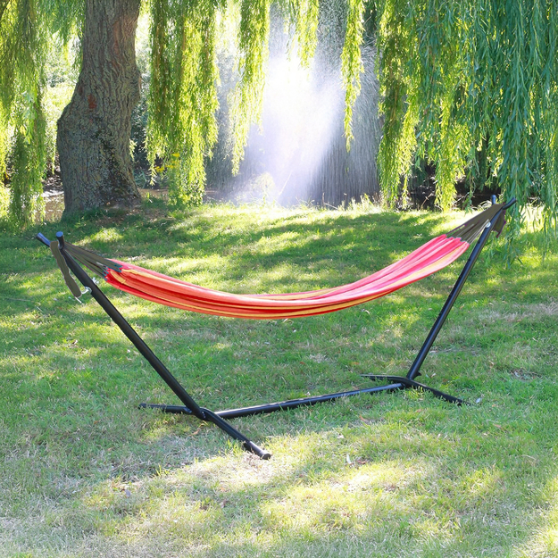 Dārza šūpuļtīkls ar rāmi, liels šūpuļtīkla rāmja komplekts, šūpuļtīkla statīvs