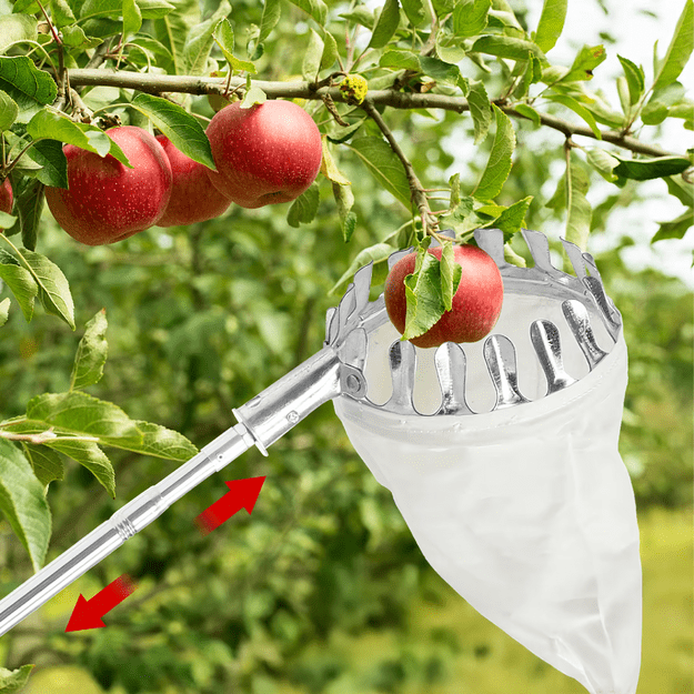 Puuviljakorjaja teleskoopvars 400 cm, 4 otsaga