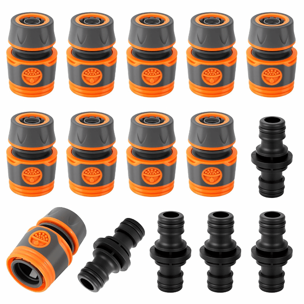 Aiavooliku kraani ühenduskomplekt aia kastmisühendustele 1/2 3/4