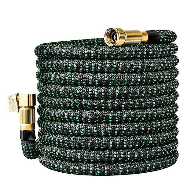 Aiavoolik 5-15m pikendatav, 1/2 3/4 ühendused, Premium tugevdatud püstol