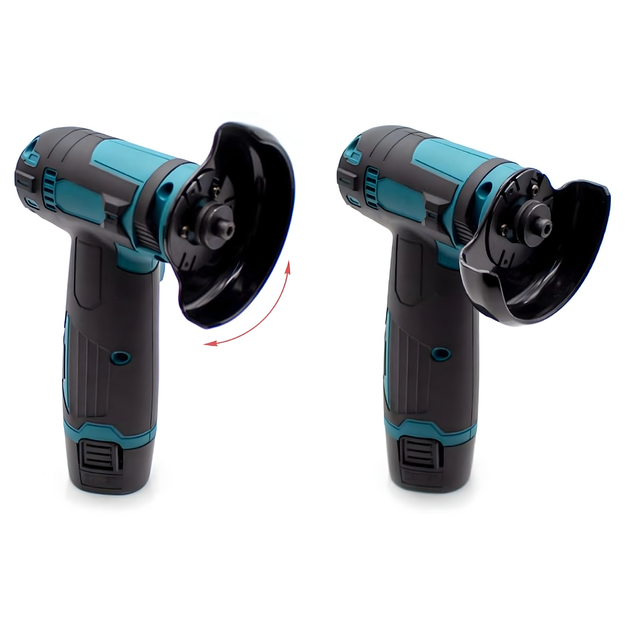 400x leņķa slīpmašīna 3 bezvadu 12 V maza, jaudīga bezsuku baterija 76 mm