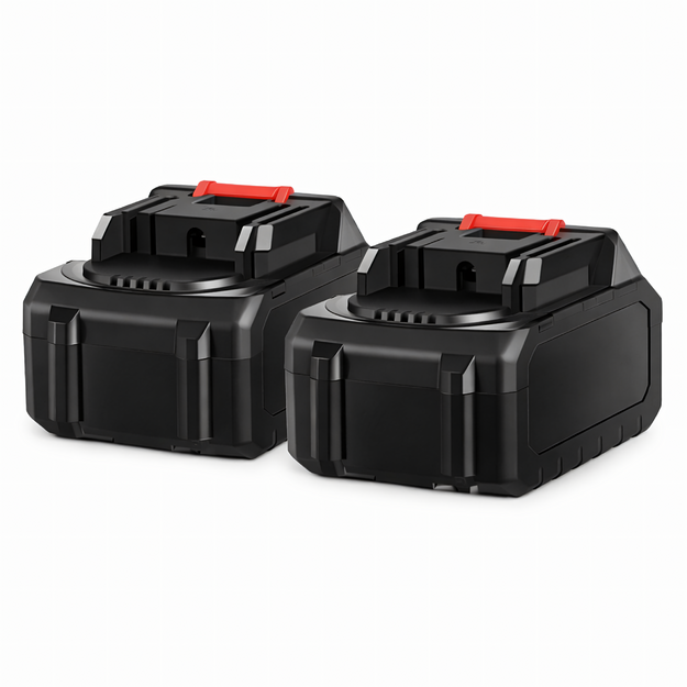 Cordless Garden Soil Cultivator Tiller 2 Blades 2xAccumulator